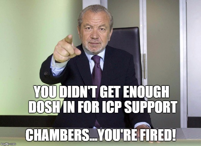 Chambers...You're fired!